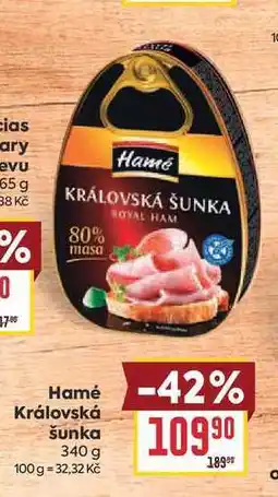 Billa Královská šunka nabídka