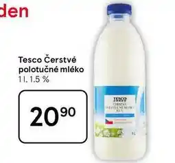 Tesco Tesco Čerstvé polotučné mléko 1.5% nabídka
