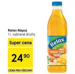 Tesco Relax Nápoj, 1 l, vybrané druhy nabídka