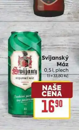 Billa Svijanský Máz 0,51, plech nabídka