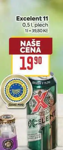 Billa Excelent 11 0,51, plech nabídka