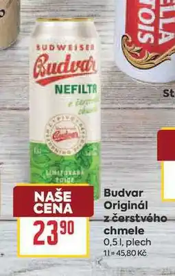 Billa Budvar Originál z čerstvého chmele 0,51, plech nabídka