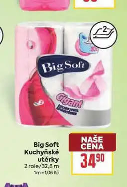 Billa Big Soft Kuchyňské utěrky 2 role nabídka
