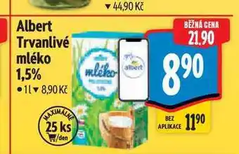 Albert Albert Trvanlivé mléko nabídka
