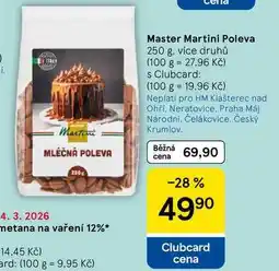 Tesco Master Martini Poleva, 250 g, více druhů nabídka