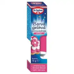 Tesco Dr. Oetker Barva gelová potravinářská růžová 10g nabídka