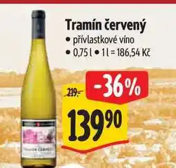 Albert Tramín červený nabídka