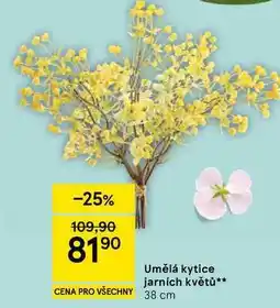 Tesco Umělá kytice jarních květů, 38 cm nabídka