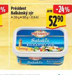 Albert Président Balkánský sýr nabídka