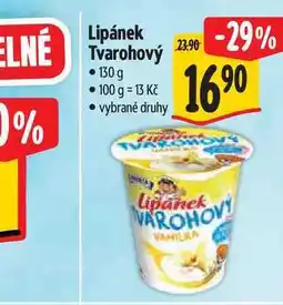 Albert Lipánek Tvarohový nabídka