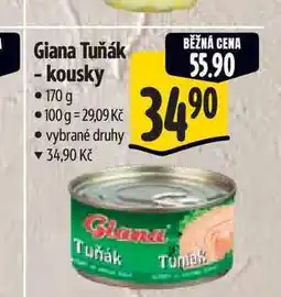 Albert Giana Tuňák - kousky nabídka