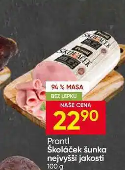 Hruška Prantl Školáček šunka nejvyšší jakosti nabídka
