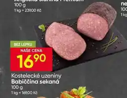 Hruška Kostelecké uzeniny Babiččina sekaná nabídka
