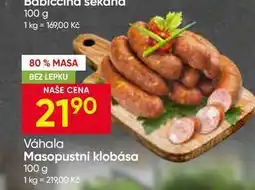 Hruška Váhala Masopustní klobása nabídka