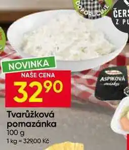 Hruška Tvarůžková pomazánka nabídka