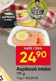 Hruška Aspiková miska nabídka