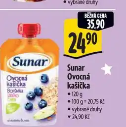 Albert Sunar Ovocná kašička nabídka