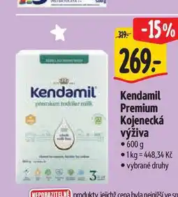 Albert Kendamil Premium Kojenecká výživa nabídka