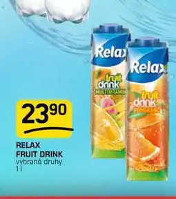 Flop RELAX FRUIT DRINK vybrané druhy nabídka