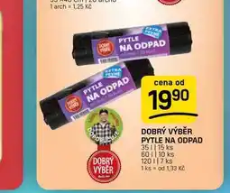 Flop DOBRÝ VÝBĚR PYTLE NA ODPAD 35l, 15 ks nabídka