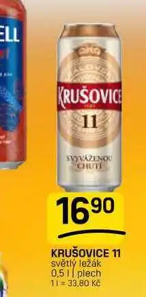 Flop KRUŠOVICE 11 světlý ležák 0,51 plech nabídka