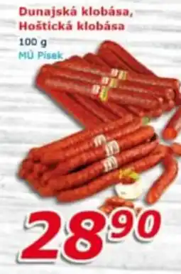 ESO MARKET Dunajská klobása, Hoštická klobása nabídka