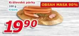 ESO MARKET Královské párky nabídka