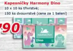 ESO MARKET Kapesníčky Harmony Dino nabídka