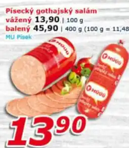 ESO MARKET Písecký gothajský salám nabídka
