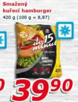 ESO MARKET Smažený kuřecí hamburger nabídka