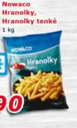 ESO MARKET Nowaco Hranolky, Hranolky tenké nabídka