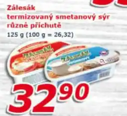 ESO MARKET Zálesák termizovaný smetanový sýr nabídka