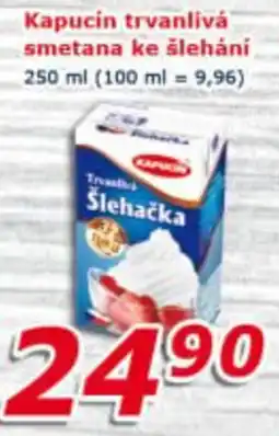 ESO MARKET Kapucin trvanlivá smetana ke šlehání nabídka