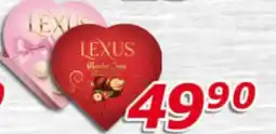 ESO MARKET Lexus srdce bonbóny kakaové s lískooříškovou náplnímléčné s jahodovou náplní nabídka