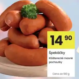 Kubík potraviny špekáčky nabídka