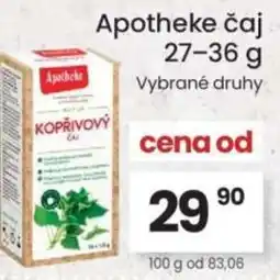 Kubík potraviny Apotheke čaj nabídka
