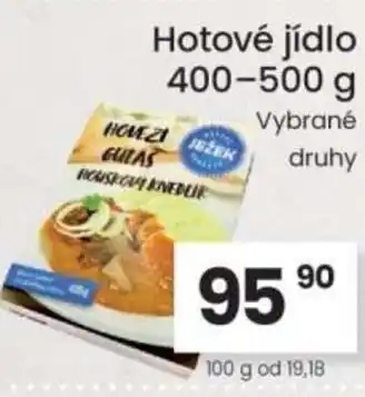 Kubík potraviny Hotové jídlo nabídka