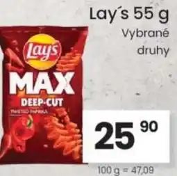 Kubík potraviny Lay's nabídka