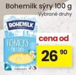 Kubík potraviny Bohemilk sýry nabídka