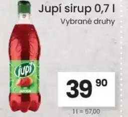 Kubík potraviny Jupí sirup nabídka