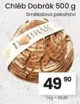 Kubík potraviny Chléb Dobrák nabídka