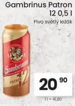 Kubík potraviny Gambrinus Patron 12 nabídka