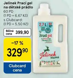 Tesco Jelínek Prací gel na dětské prádlo nabídka