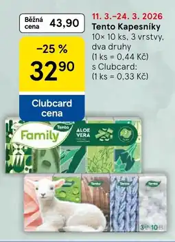 Tesco Tento Kapesníky nabídka