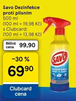Tesco Savo Dezinfekce proti plísním nabídka