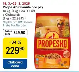 Tesco Propesko Granule pro psy nabídka