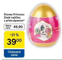 Tesco Disney Princess Zlaté vajíčko s překvapením nabídka
