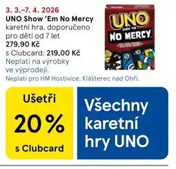 Tesco UNO Show 'Em No Mercy nabídka