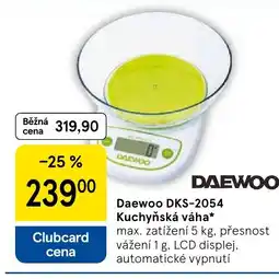 Tesco Daewoo DKS-2054 Kuchyňská váha nabídka