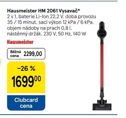 Tesco Hausmeister HM 2061 Vysavač nabídka